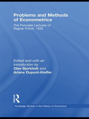 cover image of Problems and Methods of Econometrics